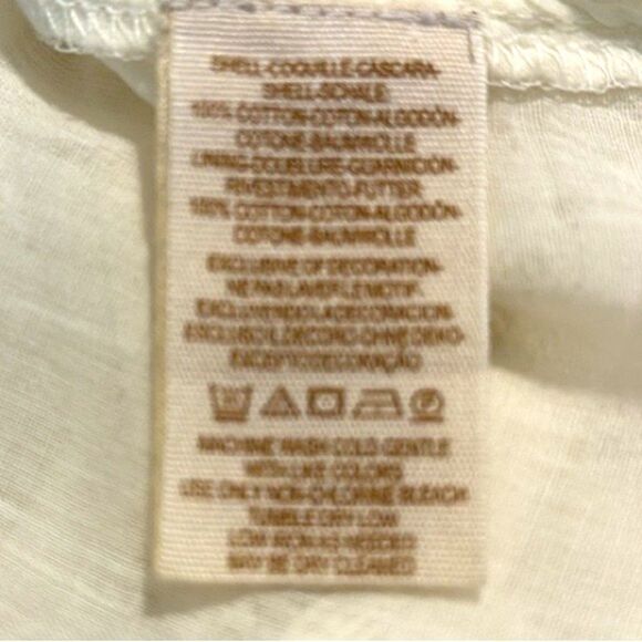 Free People PAVLO White Flutter Orange Floral Embroidered Boho Chic Mini Dress - Picture 16 of 16